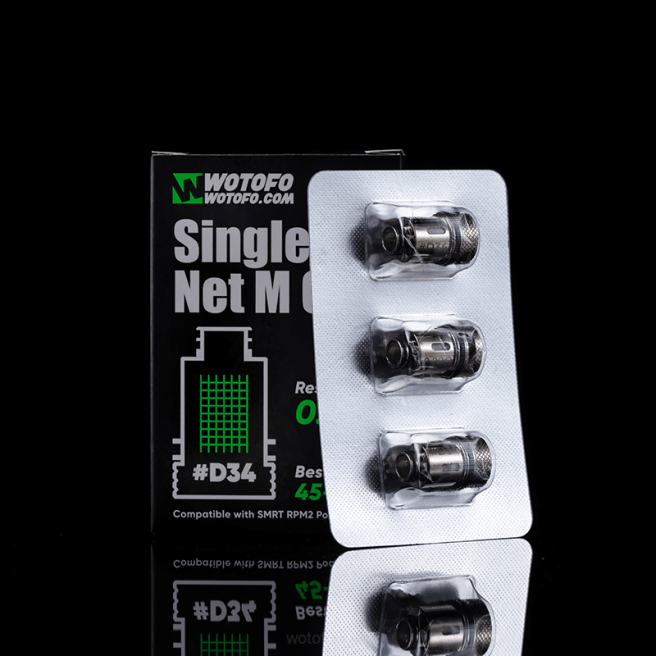 Wotofo SMRT bobina de vaina rpm2 d31 a1 nexmesh cónico 3uds D66P373 Vaporizador Wotofo