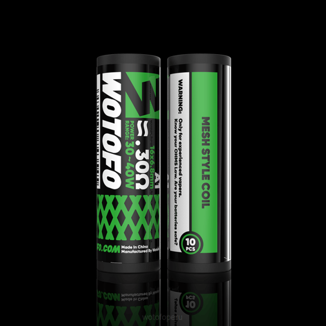 Wotofo bobina estilo malla originales 0.18ohm 10 piezas D66P338 Wotofo Nicotine