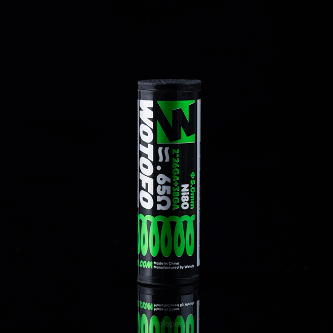 Wotofo bobina prefabricada de identificación Clapton fusionado de doble núcleo 0,65 ohmios 5mm 5 uds. D66P347 Wotofo Cigarro Eletronico