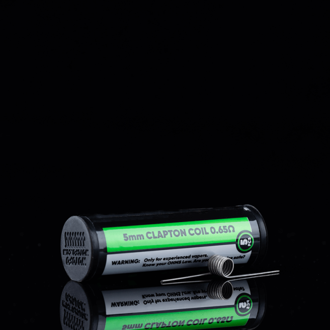 Wotofo bobina prefabricada de identificación Clapton fusionado de doble núcleo 0,65 ohmios 5mm 5 uds. D66P347 Wotofo Cigarro Eletronico