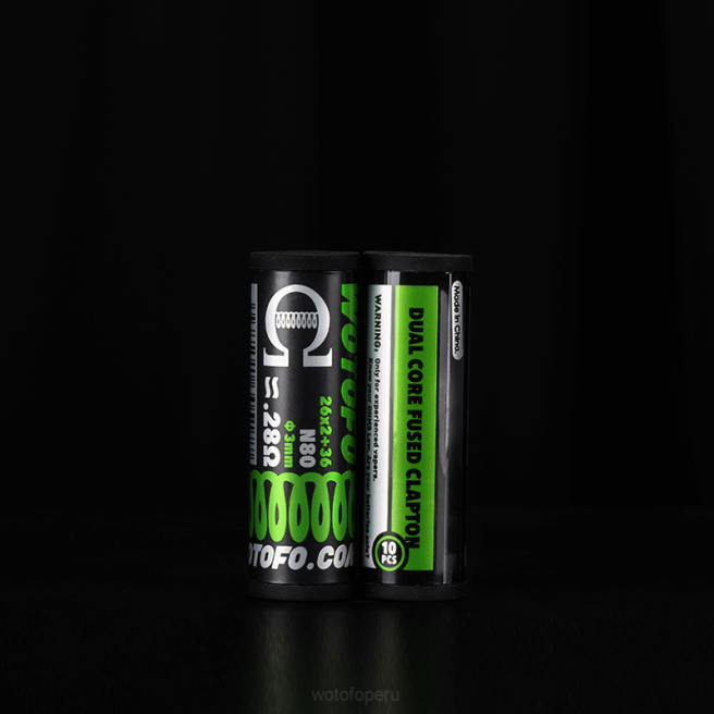 Wotofo bobinas prefabricadas Clapton fusionado de doble núcleo 0,28 ohmios 10 Uds. D66P314 Wotofo Precio