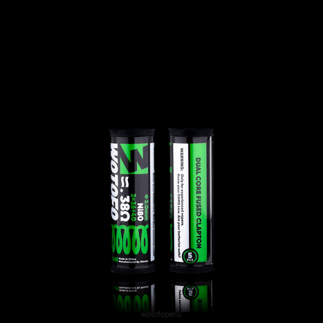 Wotofo bobinas prefabricadas Clapton fusionado de doble núcleo 0,28 ohmios 10 Uds. D66P314 Wotofo Precio