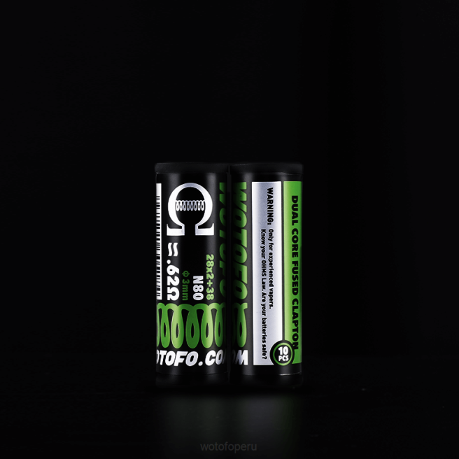 Wotofo bobinas prefabricadas Clapton fusionado de doble núcleo 0,28 ohmios 10 Uds. D66P314 Wotofo Precio