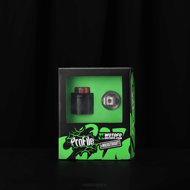 Wotofo PROFILE rda negro esmerilado D66P183 Vaporizador Wotofo