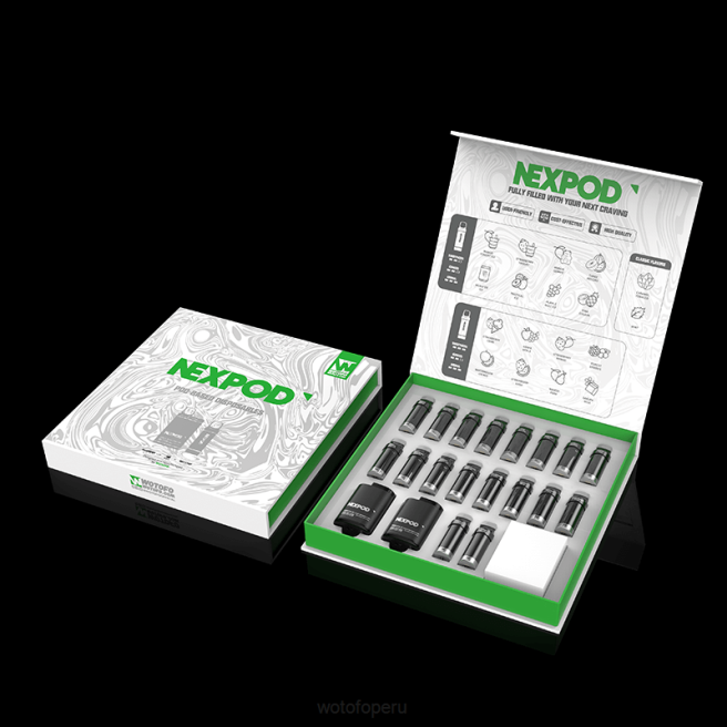 Wotofo NEXPOD kit de 20 mg caja esencial D66P7 Wotofo Cigarro Eletronico