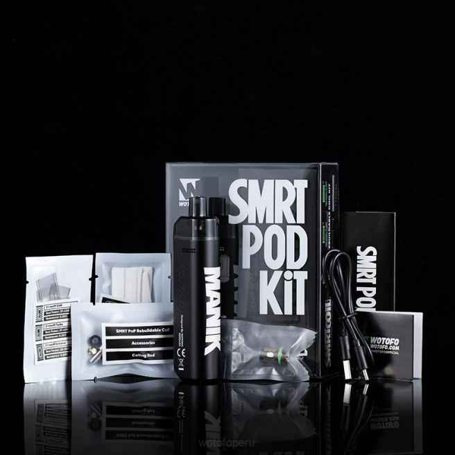 Wotofo SMRT kit de cápsulas kit rpm2 negro rojo D66P13 Vaporizador Wotofo